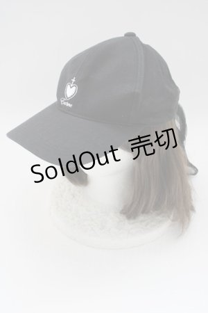画像: EATME / チュールリボンキャップ  ブラック T-25-01-12-033-LO-AC-SA-ZI