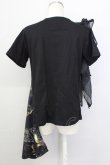画像2: T.KUNITOMO / 夜景プリント変形Tシャツ  ブラック T-25-01-15-025-GO-TS-SA-ZI (2)