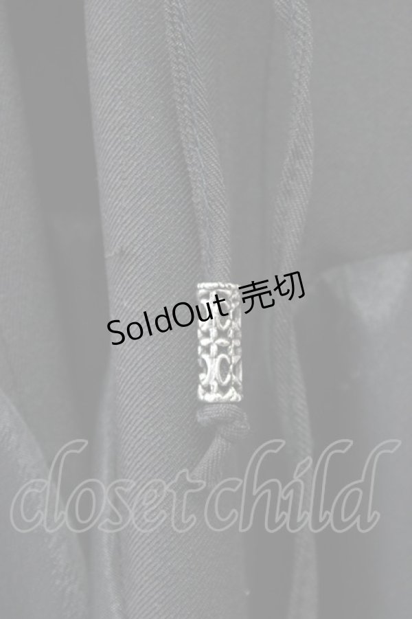 画像5: Ozz oneste / フロント編み上げジャンパースカート  黒 T-25-01-15-029-OO-OP-SA-ZI (5)