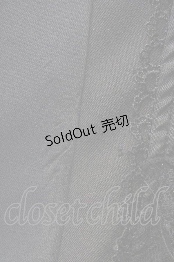 画像8: Ozz oneste / フロント編み上げジャンパースカート  黒 T-25-01-15-029-OO-OP-SA-ZI (8)