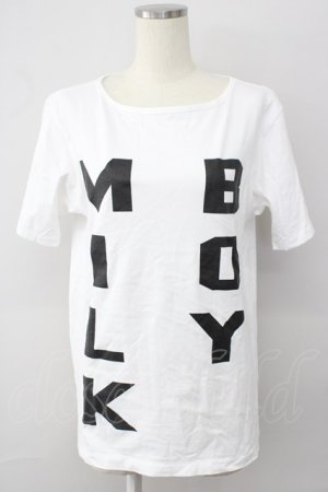 画像: MILKBOY / BIGLOGO TEE  ホワイト T-25-01-15-035-MB-TS-SA-ZI