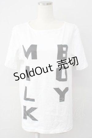画像: MILKBOY / BIGLOGO TEE  ホワイト T-25-01-15-035-MB-TS-SA-ZI