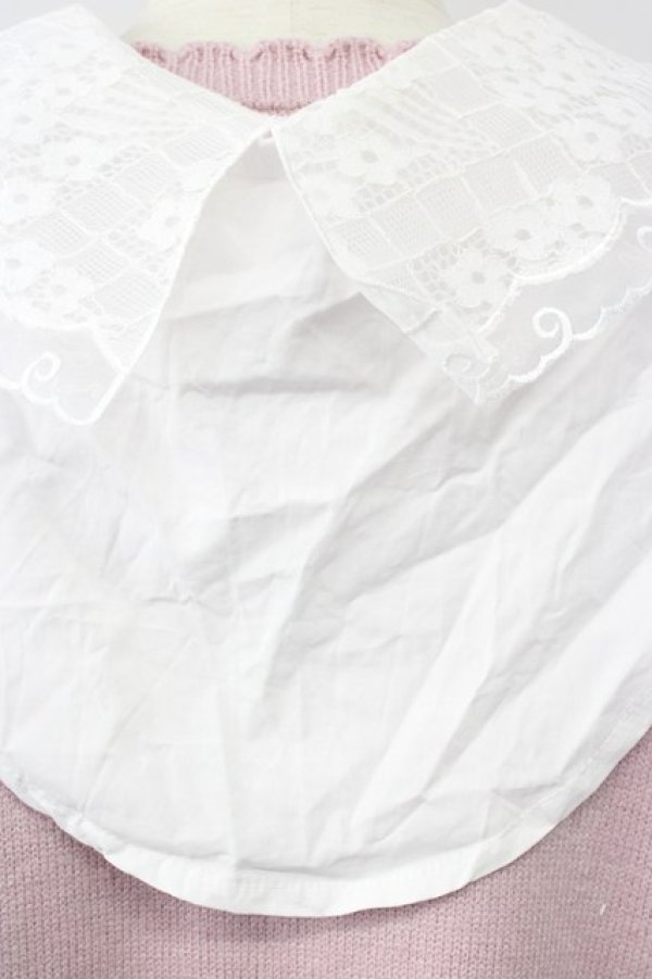 画像8: axes femme POETIQUE / 付け襟ニットワンピース  ピンク T-25-01-15-013-AX-OP-SA-ZT496 (8)