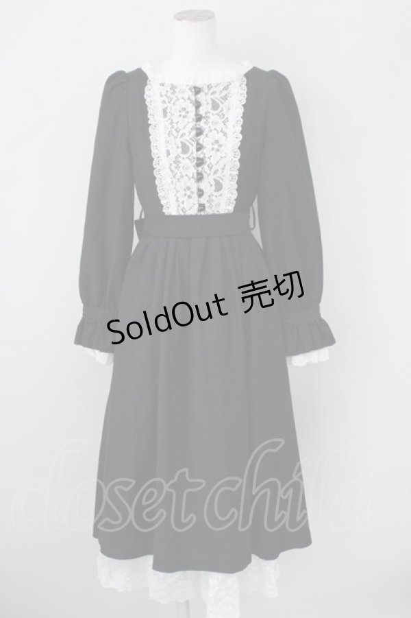 画像1: Sheglit / "Lycoris Fawn"ドレスワンピース  黒Ｘ白 T-25-01-17-029-EL-OP-HD-ZI (1)