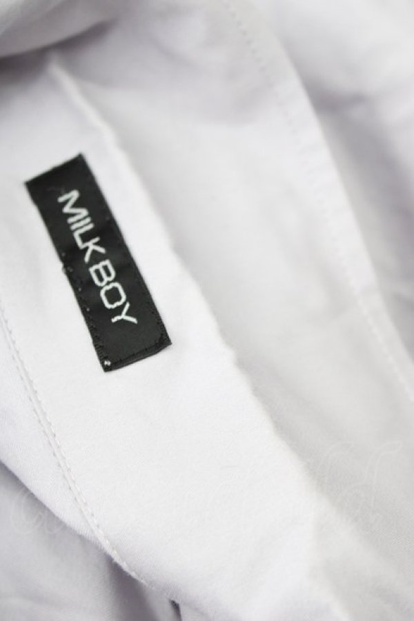 画像5: MILKBOY / ダブル半袖シャツ  グレー T-25-01-17-014-MB-BL-HD-ZI (5)