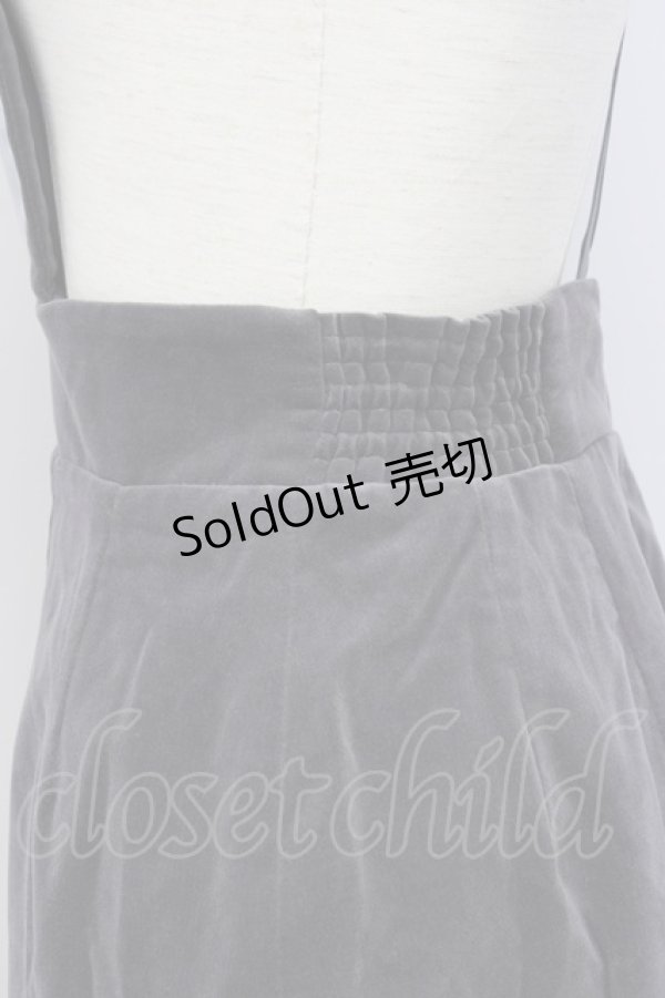 画像3: MILK / Velveteenバニーイヤースカート  グレーＸシルバー T-25-01-18-033-ML-SK-SA-ZI (3)