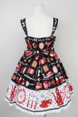 画像2: Angelic Pretty / French Cafe胸リボンジャンパースカートSet  黒 T-25-01-20-024-AP-OP-SA-ZY (2)