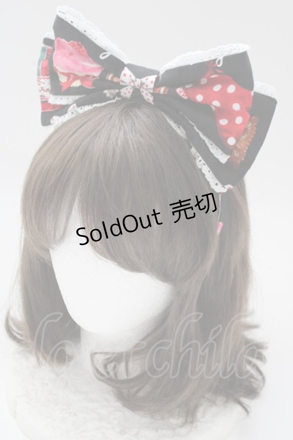 画像7: Angelic Pretty / French Cafe胸リボンジャンパースカートSet  黒 T-25-01-20-024-AP-OP-SA-ZY (7)