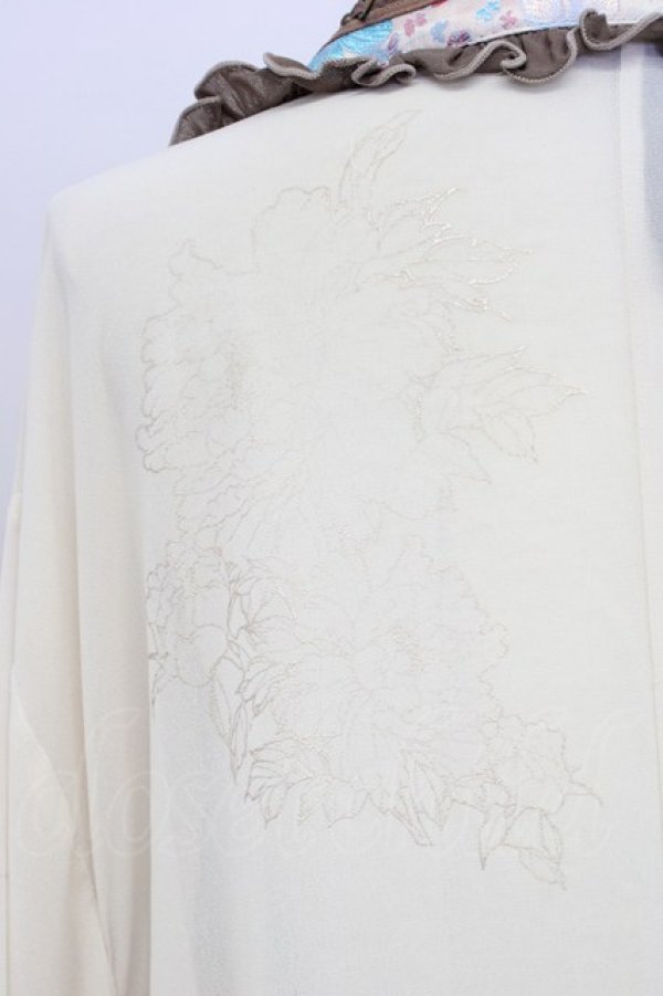 画像5: Ozz oneste /  チャイナタッセル着物袖ロングカーディガン  アイボリー T-25-01-20-016-OO-TO-SA-ZI (5)