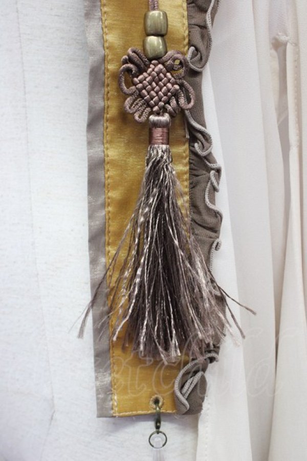 画像7: Ozz oneste /  チャイナタッセル着物袖ロングカーディガン  アイボリー T-25-01-20-016-OO-TO-SA-ZI (7)