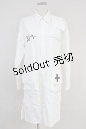 画像: MILKBOY / DOCTOR'S COAT  ホワイト T-25-01-20-017-MB-OP-SA-ZI