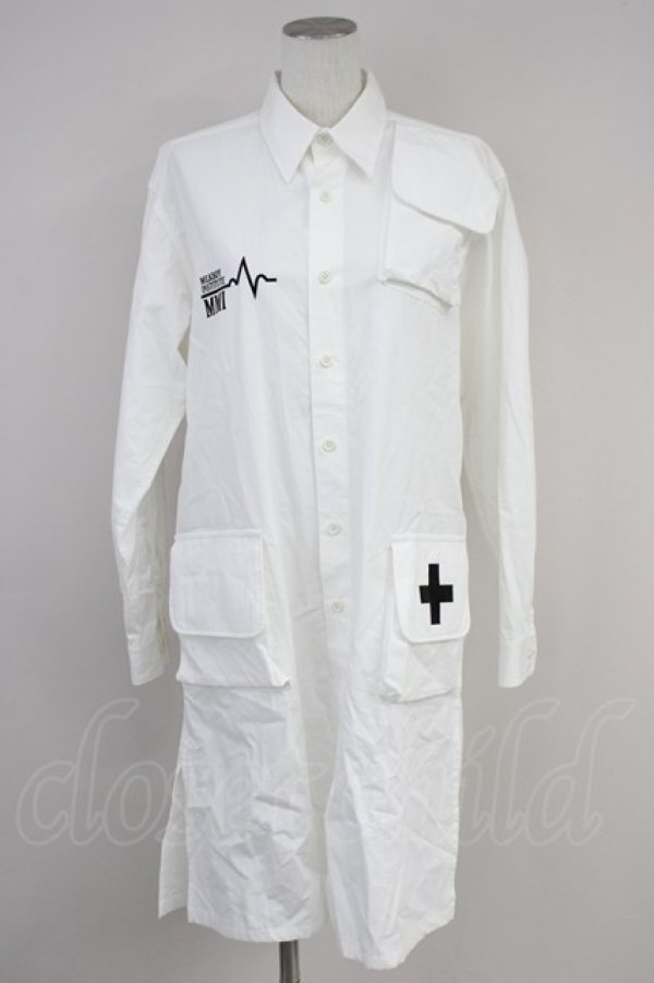 画像1: MILKBOY / DOCTOR'S COAT  ホワイト T-25-01-20-017-MB-OP-SA-ZI (1)