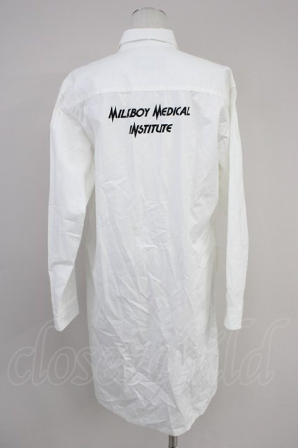 画像2: MILKBOY / DOCTOR'S COAT  ホワイト T-25-01-20-017-MB-OP-SA-ZI (2)