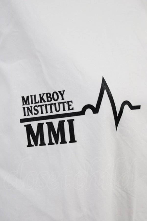 画像3: MILKBOY / DOCTOR'S COAT  ホワイト T-25-01-20-017-MB-OP-SA-ZI (3)