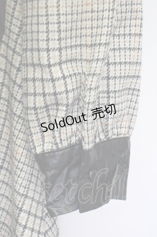 画像3: Bubbles /チェックワンピース F ベージュ T-25-01-22-023-CA-OP-SZ-ZT167 (3)