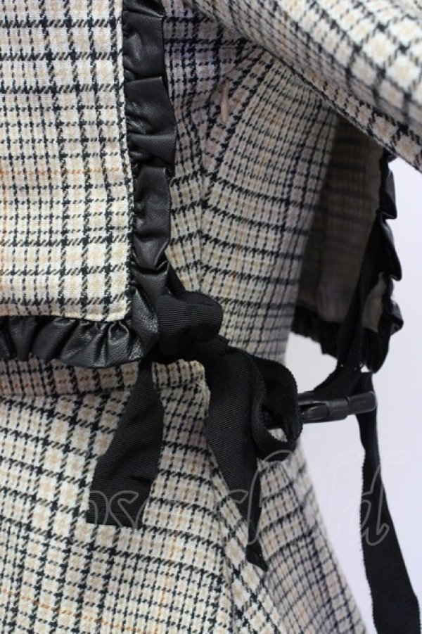 画像4: Bubbles /チェックワンピース F ベージュ T-25-01-22-023-CA-OP-SZ-ZT167 (4)