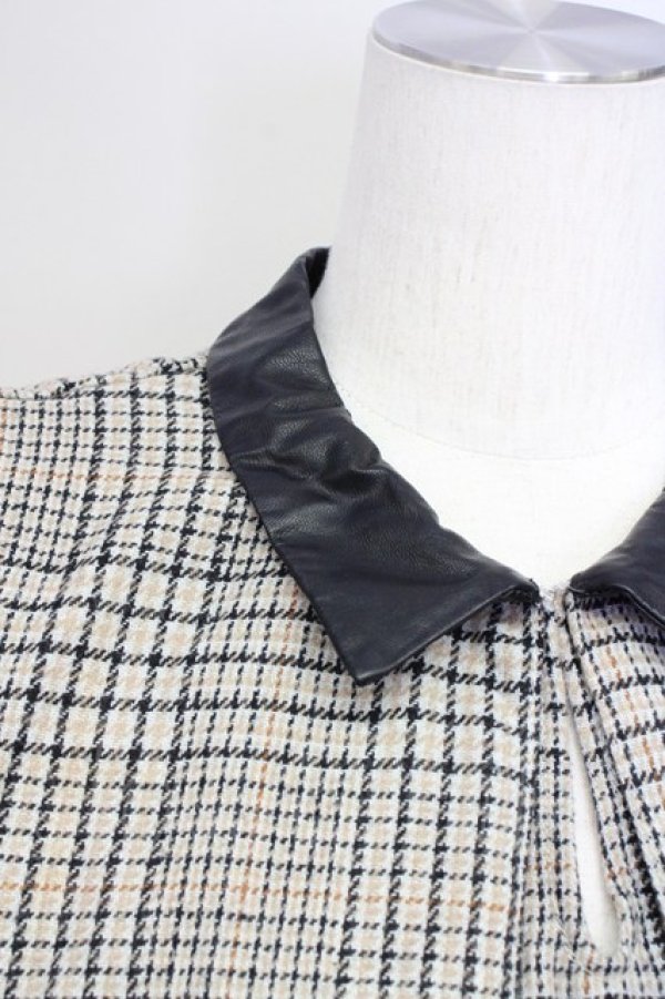 画像5: Bubbles /チェックワンピース F ベージュ T-25-01-22-023-CA-OP-SZ-ZT167 (5)