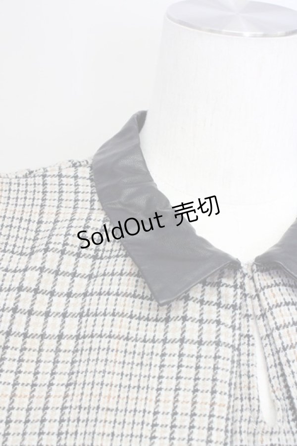 画像5: Bubbles /チェックワンピース F ベージュ T-25-01-22-023-CA-OP-SZ-ZT167 (5)