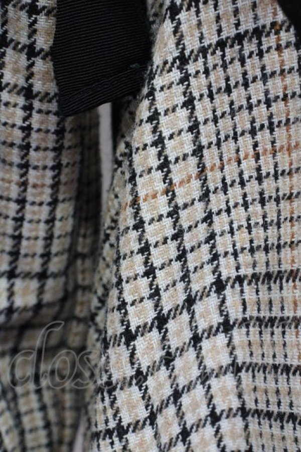 画像7: Bubbles /チェックワンピース F ベージュ T-25-01-22-023-CA-OP-SZ-ZT167 (7)