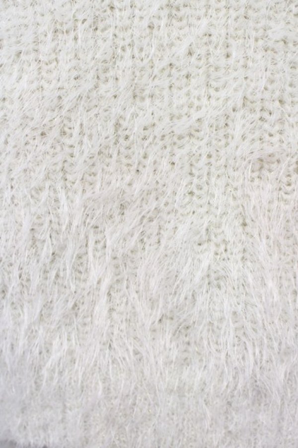 画像4: axes femme POETIQUE / お花パールラメ糸シャギーニット M 生成り T-25-01-22-003-AX-TO-SZ-ZT011 (4)