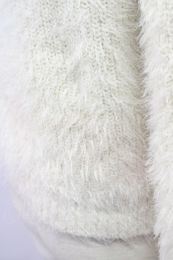 画像5: axes femme POETIQUE / お花パールラメ糸シャギーニット M 生成り T-25-01-22-003-AX-TO-SZ-ZT011 (5)