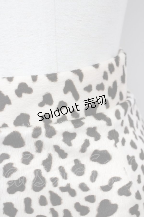 画像3: lilLilly / レオパードスカート  アイボリーＸブラウン T-25-01-24-019-LO-SK-SA-ZT076 (3)