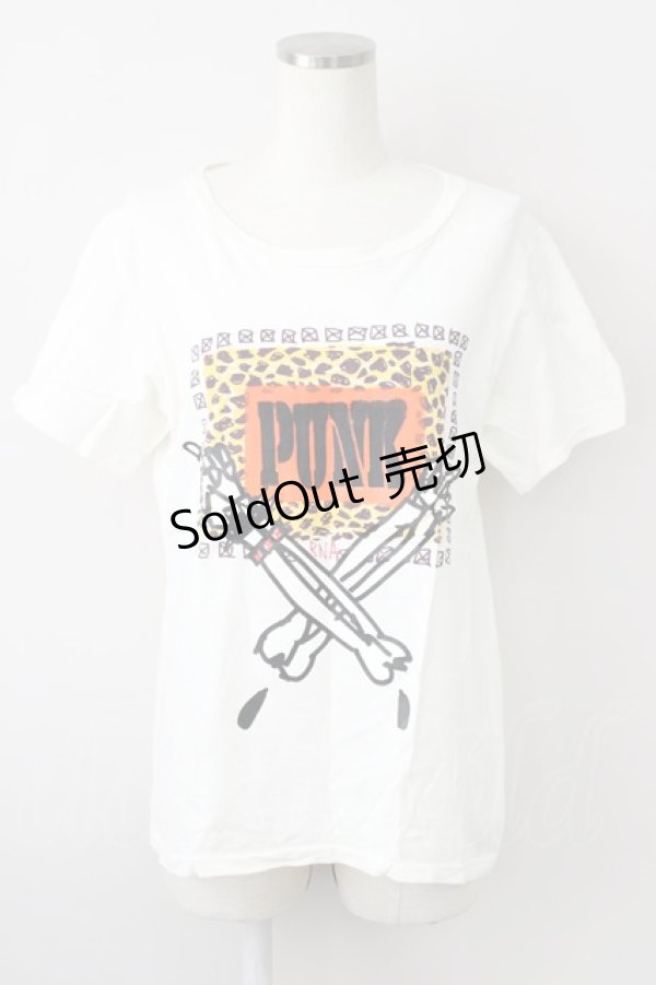 画像1: RNA / BRITISH　MONSTERS  アイボリー T-25-01-26-001-PU-TO-SA-ZT033 (1)