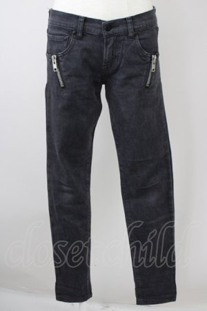 画像: RNA / ポケットZIPスリムパンツ M ブラックデニム T-25-01-26-027-PU-PA-SA-ZT382