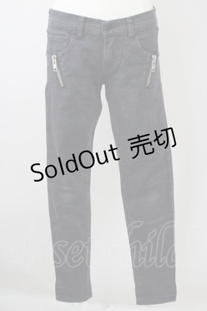 画像: RNA / ポケットZIPスリムパンツ M ブラックデニム T-25-01-26-027-PU-PA-SA-ZT382