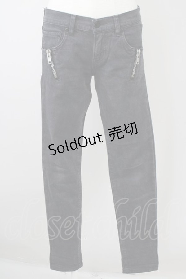 画像1: RNA / ポケットZIPスリムパンツ M ブラックデニム T-25-01-26-027-PU-PA-SA-ZT382 (1)