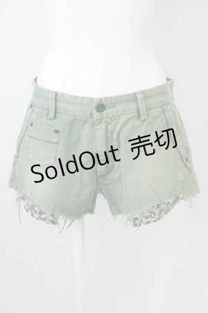 画像: RNA / 後ろポケット刺繍入りショートパンツ M グリーン T-25-01-26-028-PU-PA-SA-ZT382