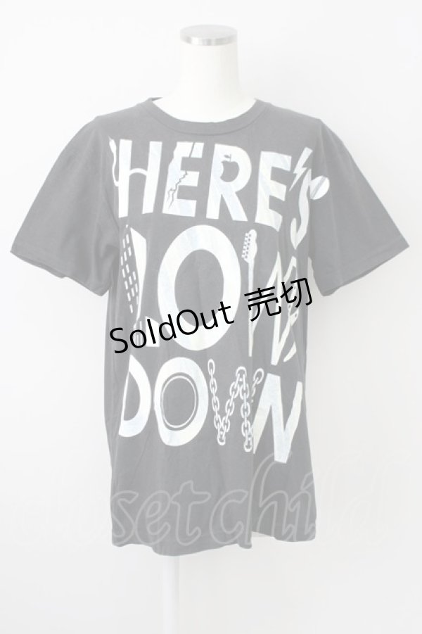画像1: RNA / HERE'S LOW DOWN ptシャツ L ブラック T-25-01-26-013-PU-TS-SA-ZT045 (1)