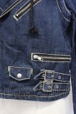 画像5: WORLD WIDE LOVE！(Rydia) / フード付きデニムライダース 1 インディゴ T-25-01-29-020-PU-JA-SA-ZT075 (5)