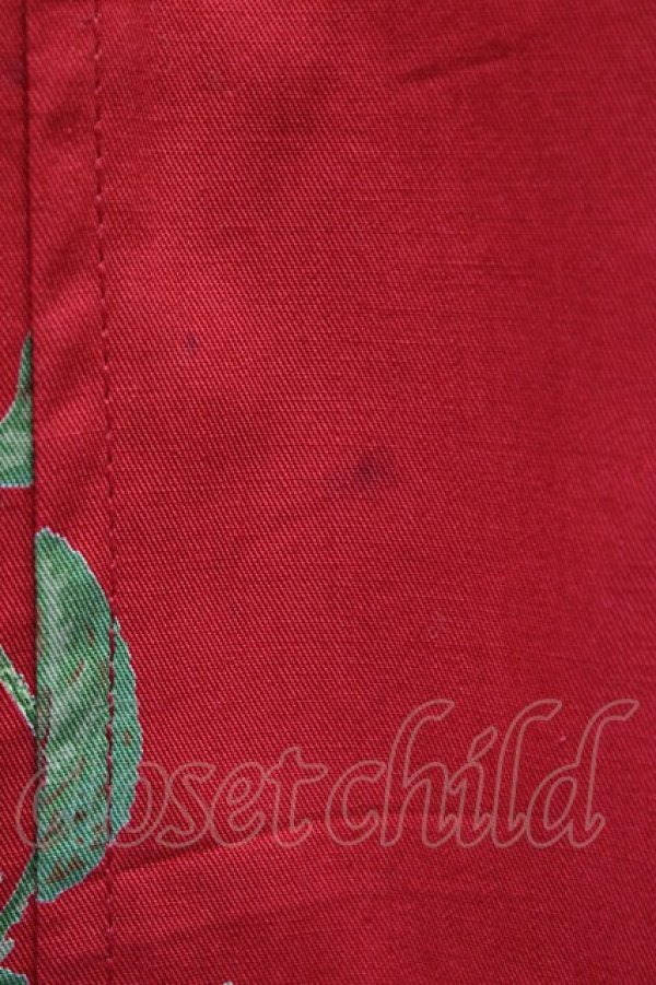 画像4: PINK HOUSE / 薔薇柄コートワンピース  レッド T-25-01-29-023-LO-CO-SA-ZT261 (4)