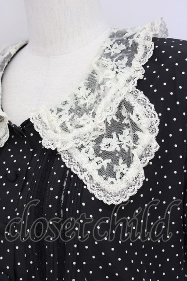 画像3: PINK HOUSE / ドットセットアップ  ブラック T-25-01-29-028-LO-JA-SA-ZT354 (3)