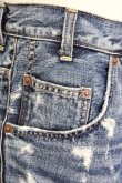 画像4: RNA / ダメージツイストハーフパンツ M ブルーデニム T-25-01-29-037-PU-PA-SA-ZT148 (4)