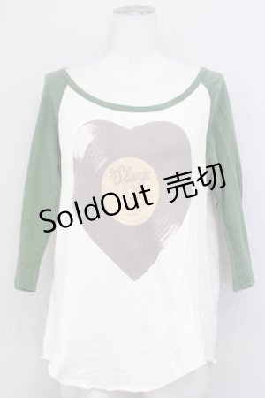 画像: RNA / SHAKY ラグランカットソー M グリーン T-25-01-29-009-PU-TO-SA-ZT109