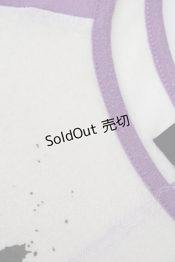 画像6: WORLD WIDE LOVE！(Rydia) / リップptラグランTシャツ 1 パープル T-25-01-29-010-PU-TS-SA-ZT109 (6)