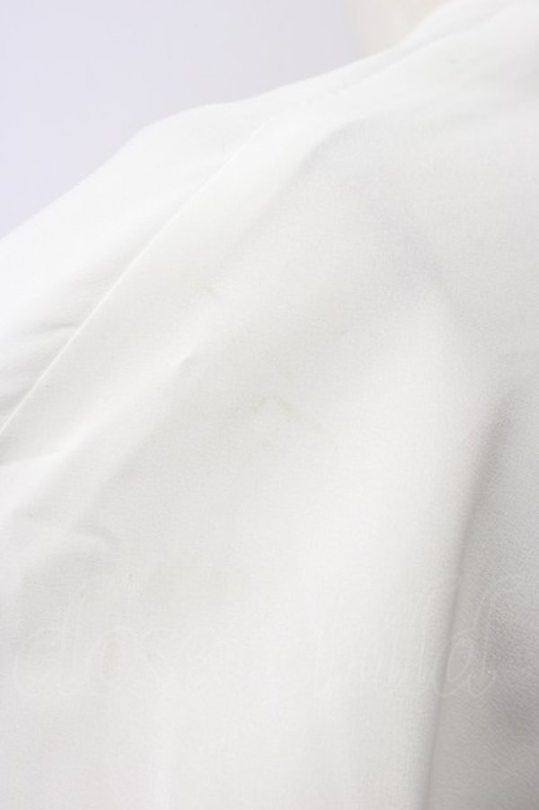 画像3: PINK HOUSE / ノーカラーパールボタン長袖ブラウス  アイボリー T-25-01-31-002-LO-BL-SA-ZT375 (3)