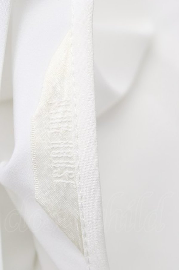 画像5: PINK HOUSE / ノーカラーパールボタン長袖ブラウス  アイボリー T-25-01-31-002-LO-BL-SA-ZT375 (5)