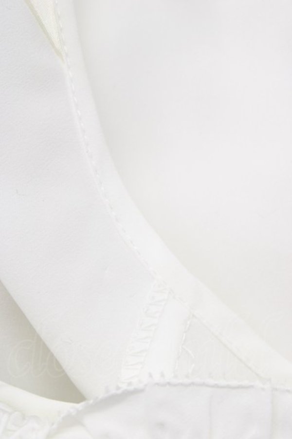 画像6: PINK HOUSE / ノーカラーパールボタン長袖ブラウス  アイボリー T-25-01-31-002-LO-BL-SA-ZT375 (6)