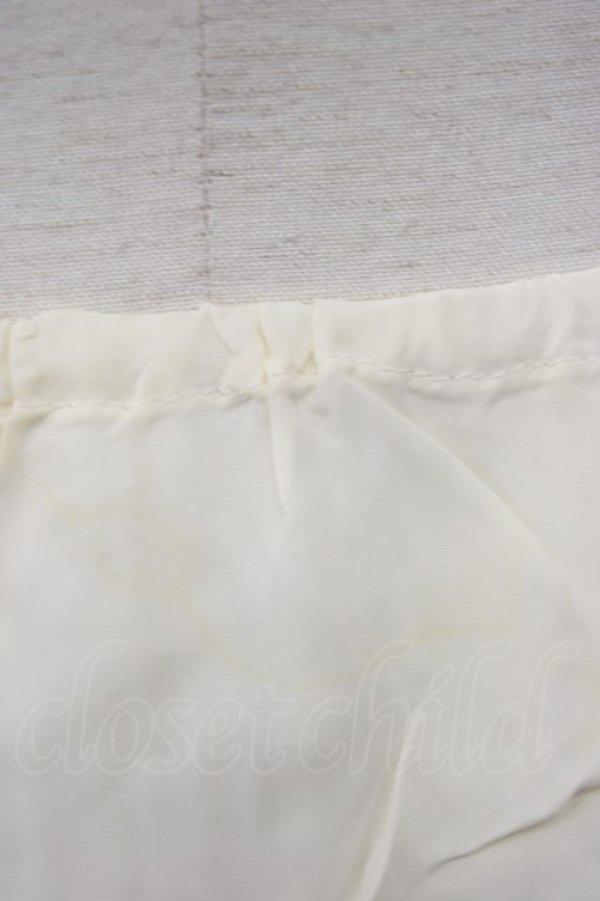 画像7: KETTY / 薔薇ptアコーディオンプリーツスカート M アイボリー T-25-01-31-025-EL-SK-SA-ZT079 (7)