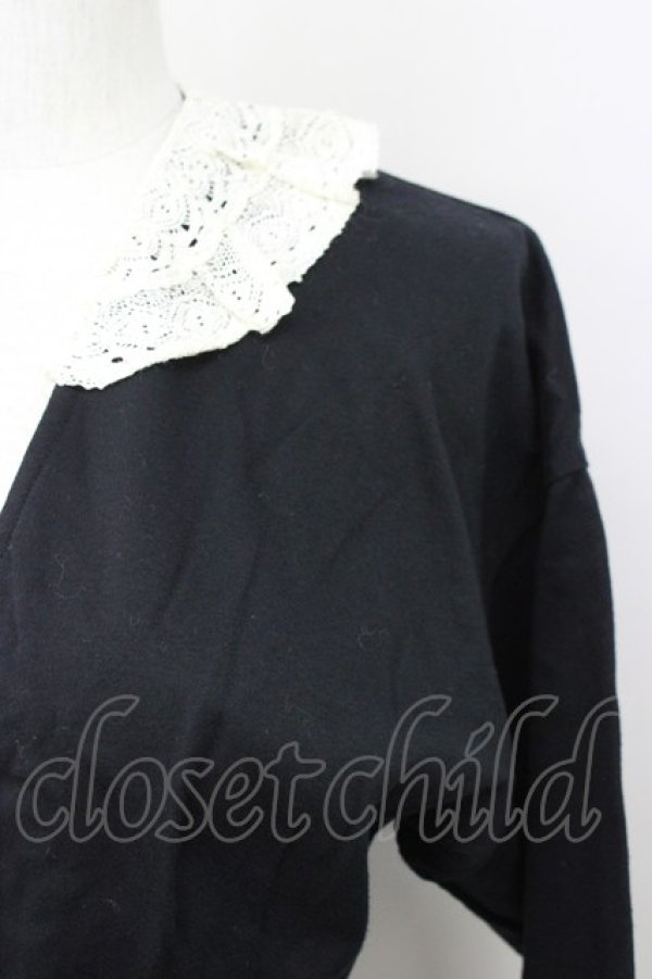 画像3: KETTY / レース襟ショートボレロ M ブラック T-25-01-31-011-EL-TO-SA-ZT374 (3)