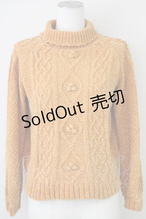 画像: F&A / TOPハイネックニット F イエロー T-25-02-01-010-LO-TO-SZ-ZT255