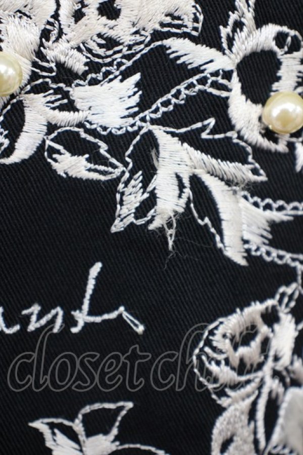 画像3: KETTY / 刺繍&パールブルゾン 9号 ブラック T-25-02-06-021-EL-CO-SA-ZT443 (3)