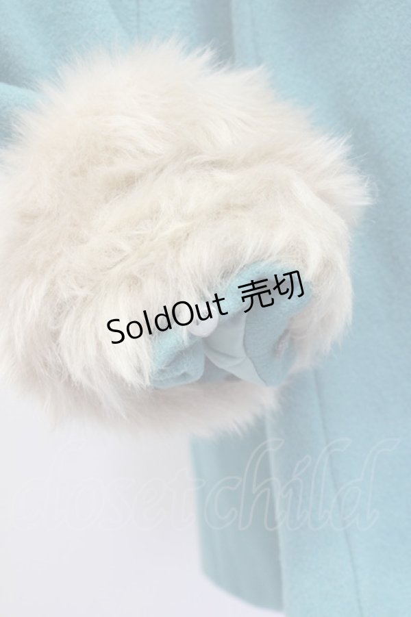 画像3: an another angelus / ファー衿付きバラ釦コート F グリーン T-25-02-06-023-CA-CO-SZ-ZT-C028 (3)