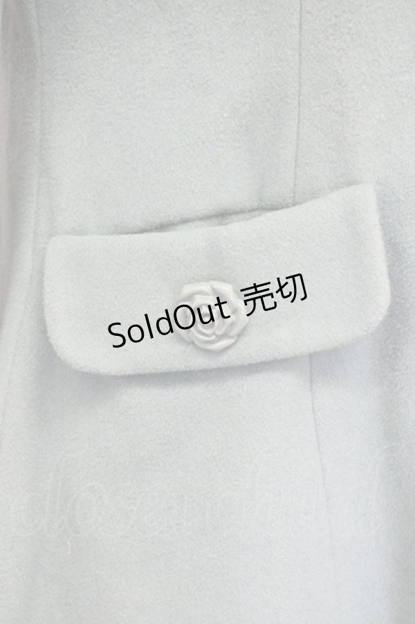 画像4: an another angelus / ファー衿付きバラ釦コート F グリーン T-25-02-06-023-CA-CO-SZ-ZT-C028 (4)