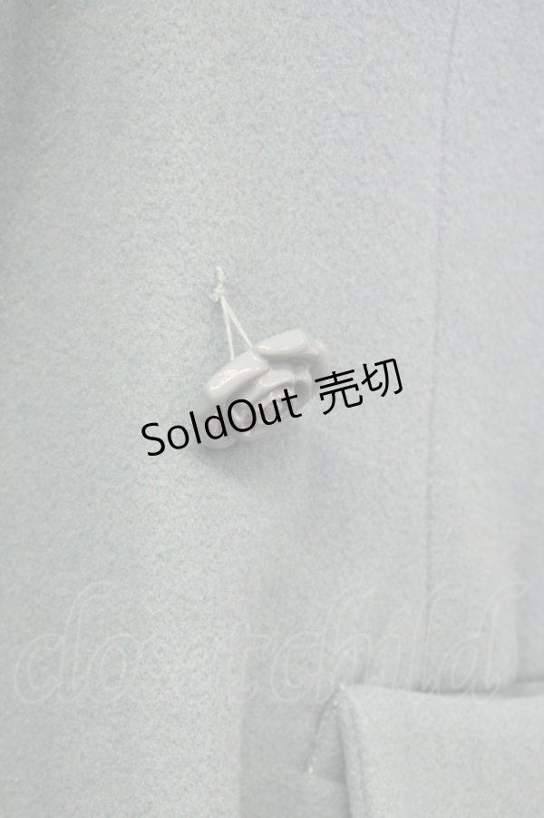 画像7: an another angelus / ファー衿付きバラ釦コート F グリーン T-25-02-06-023-CA-CO-SZ-ZT-C028 (7)