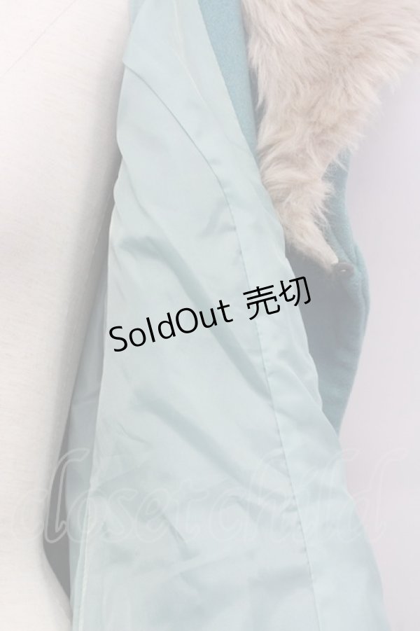 画像8: an another angelus / ファー衿付きバラ釦コート F グリーン T-25-02-06-023-CA-CO-SZ-ZT-C028 (8)