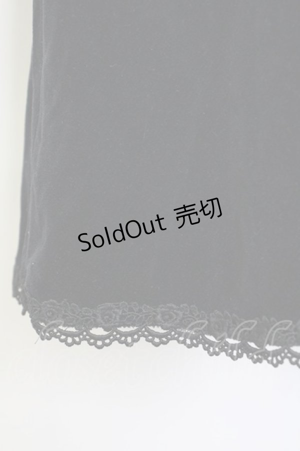 画像3: 【SALE】L'EST ROSE / 別珍スカート  黒 T-25-02-06-027-LO-SK-SA-ZT435 (3)